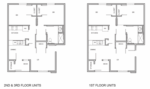 The Sandstone 2 Bedroom Floor Plan